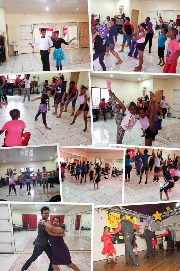Kids Dancing Collage